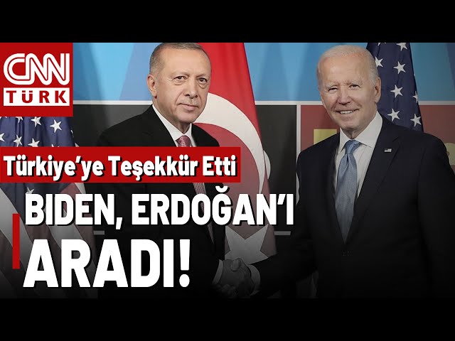 SON DAKİKA  ABD Başkanı, Erdoğan'ı Aradı! İşte Biden ve Erdoğan Görüşmesinin Detayları...