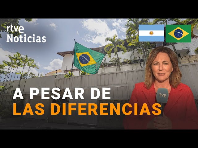 ⁣DIPLOMÁTICOS ARGENTINOS abandonan VENEZUELA tras ser EXPULSADOS por MADURO, BRASIL ASUME la EMBAJADA