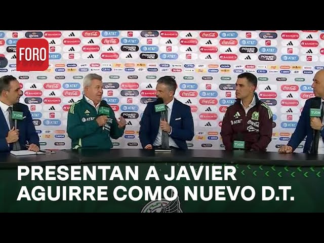 Presentan a Javier Aguirre como nuevo D.T. de la Selección Mexicana