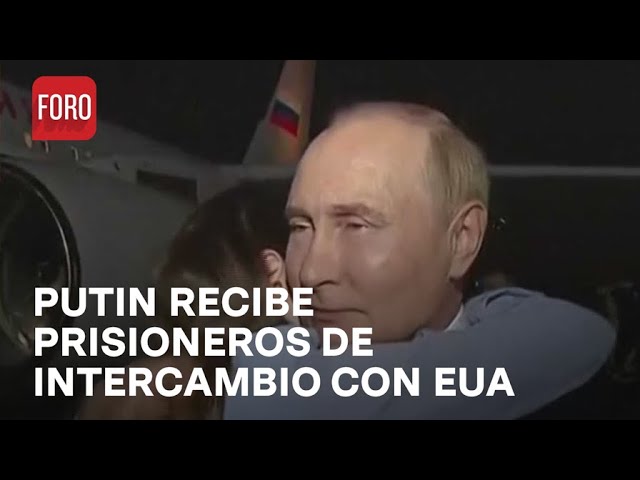 Putin recibe a los primeros prisioneros rusos tras intercambio con EUA - Las Noticias