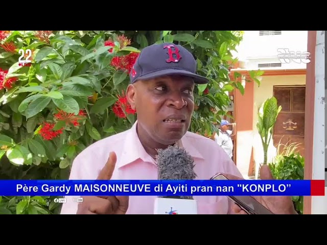 Père Gardy MAISONNEUVE de SKL di Ayiti Pran nan "KONPLO" kominote Entènasyonal la nan &quo