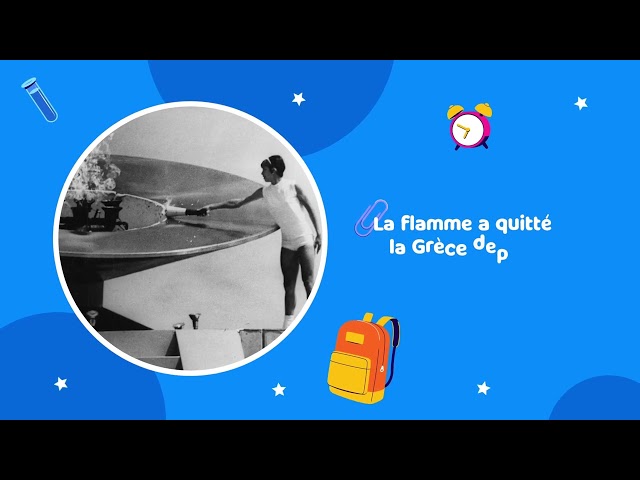 ⁣Capsule UN JOUR, UNE QUESTION…FLAMME OLYMPIQUE