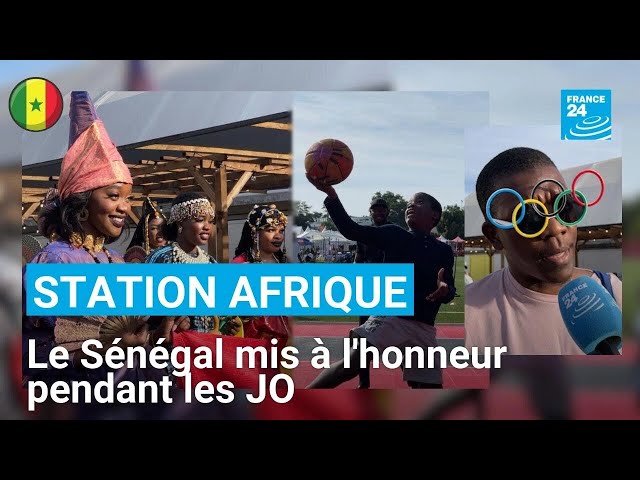 Station Afrique : la fan zone rassemble les cultures africaines pendant les JO • FRANCE 24