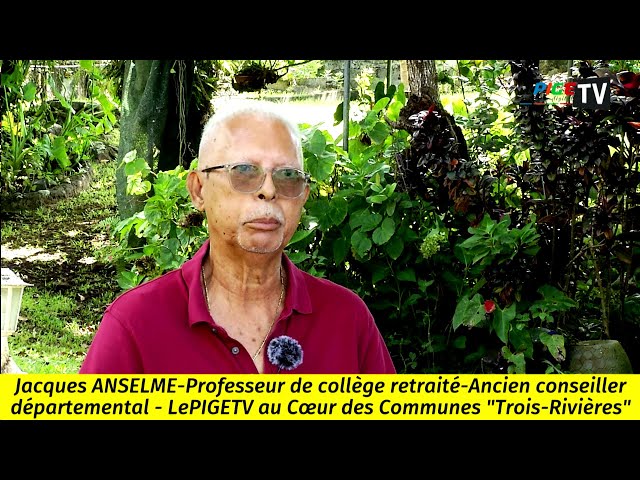 Jacques ANSELME : Professeur de collège retraité et Ancien conseiller départemental