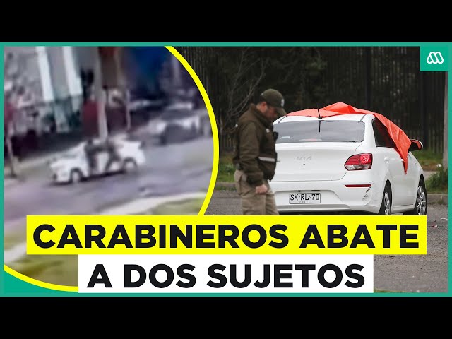 Carabineros abate a dos sujetos que intentaron atropellarlos en San Bernardo