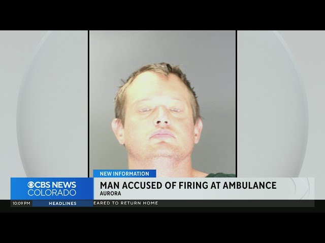 ⁣Shot fired at ambulance allegedly by man who ran out of burning Colorado home