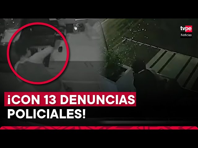 Delincuente que robó más de 2 mil soles de cafetería en Barranco contaba con 13 denuncias policiales