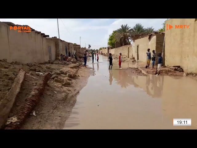 PROVINCE DE BORKOU - Dégâts des pluies à Faya Largeau