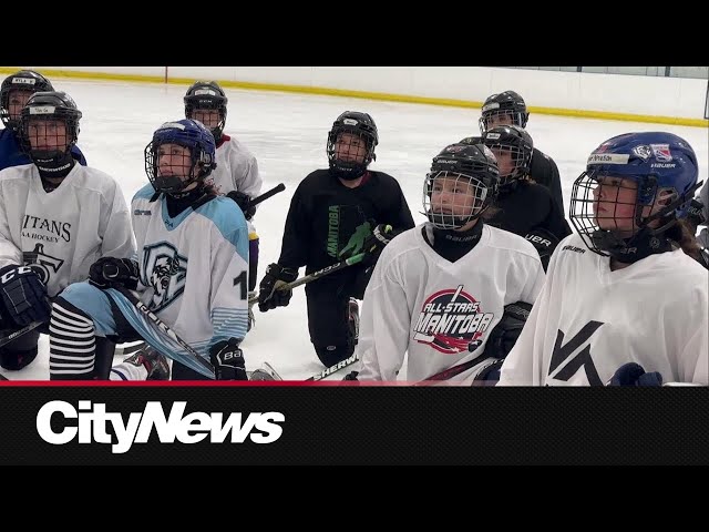 ⁣New program introducing body contact to girls hockey