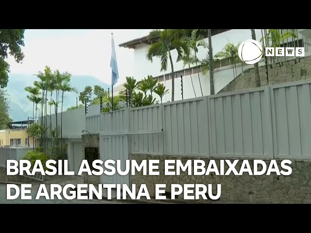 ⁣Brasil vai assumir a custódia das embaixadas de Argentina e Peru na Venezuela