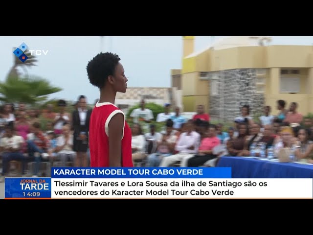 ⁣lessimir Tavares e Lora Sousa de Santiago são os vencedores do Karacter Model Tour Cabo Verde