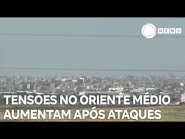 Tensões aumentam no Oriente Médio após ataques