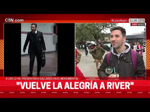 ⁣MARCELO GALLARDO YA ESTÁ en el MONUMENTAL: SERA PRESENTADO para su SEGUNDO