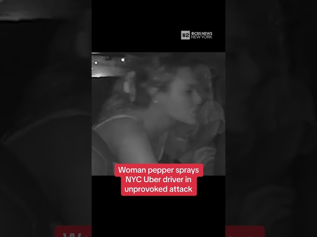 Woman pepper sprays NYC Uber driver in unprovoked attack