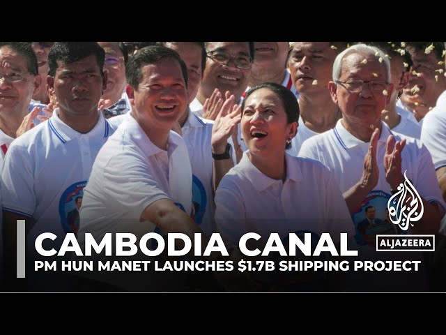 Cambodia starts work on a canal linking the Mekong River to the sea