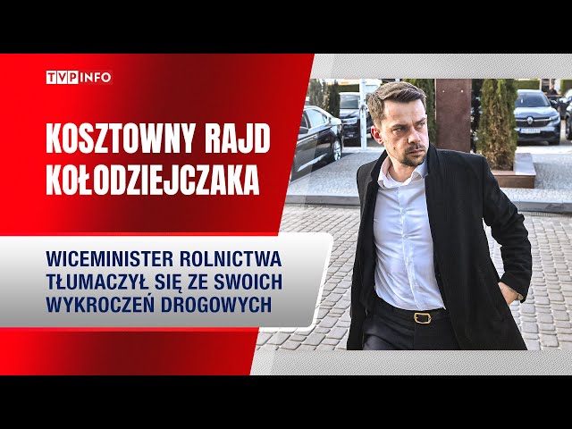 Kosztowny rajd Kołodziejczaka. Wiceminister rolnictwa tłumaczy się z wykroczeń