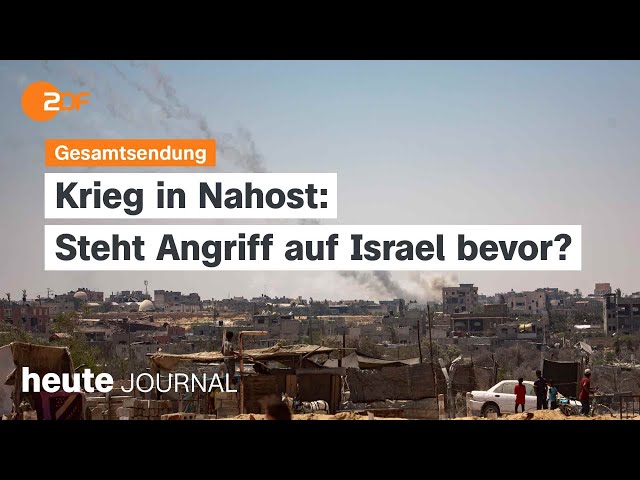 heute journal vom 05.08.2024 Nahost-Konflikt, Börsen auf Talfahrt, Streit um den Haushalt