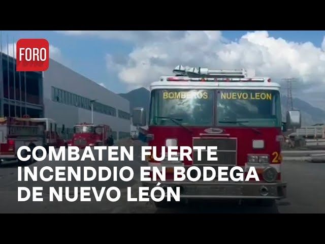 Se registra fuerte incendio en Santa Catarina, Nuevo León - Las Noticias