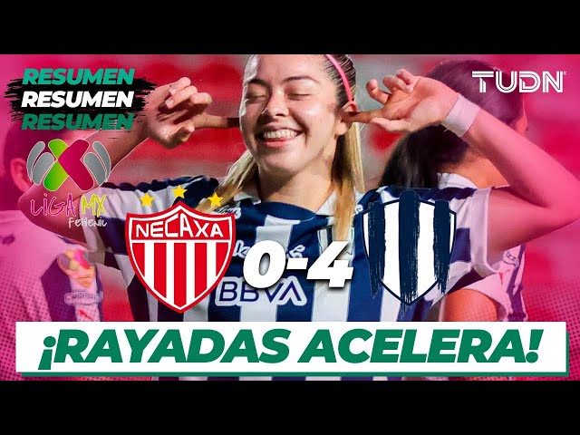 Resumen y goles | Necaxa 0-4 Rayadas | Liga Mx Femenil AP2024-J3 | TUDN