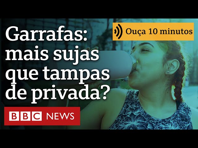 Mais sujo que assento de prvada? Como evitar que garrafa d'água vire um poço de micróbios.