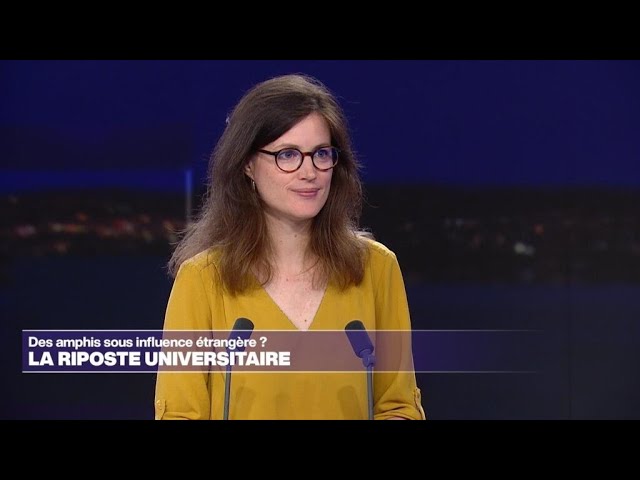 Des amphis sous influence étrangère ? La riposte universitaire • FRANCE 24