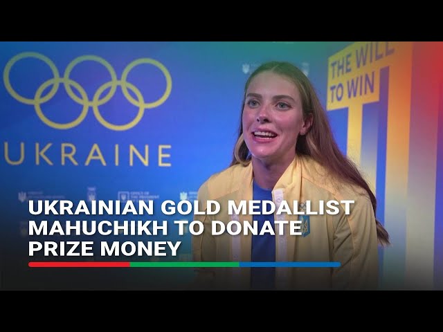 Ukrainian gold medalist vows to donate prize money to army, volunteers | ABS-CBN News