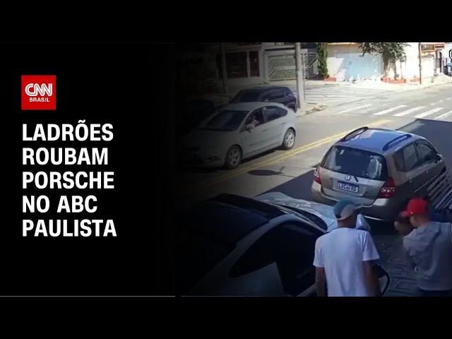 Ladrões roubam Porsche no ABC paulista | CNN NOVO DIA