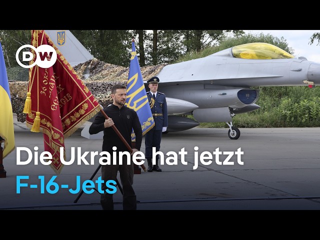 ⁣Die Ukraine empfängt die ersten F-16 Kampfjets | DW Nachrichten