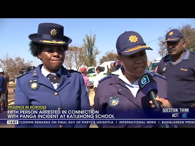 Fifth person arrested in connection with Panga incident at Katlehong school