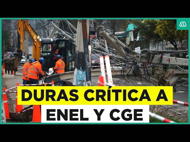 Enel y CGE en el centro de las críticas: Clientes protestan por extensos cortes