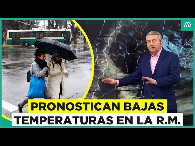 Pronostican bajas temperaturas en la Región Metropolitana