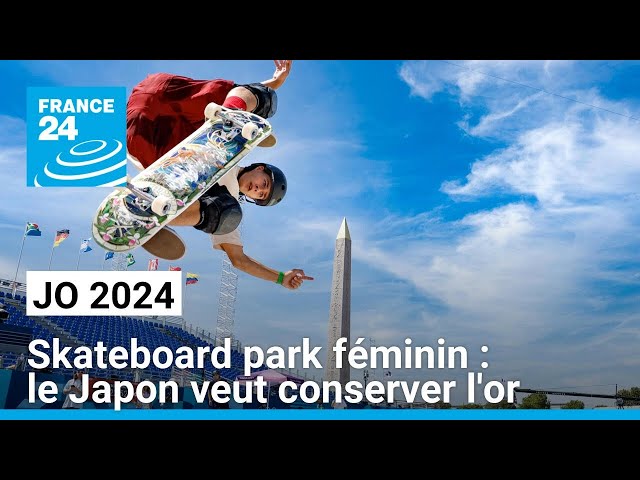 JO 2024 : skateboard, le Japon veut conserver l'or • FRANCE 24