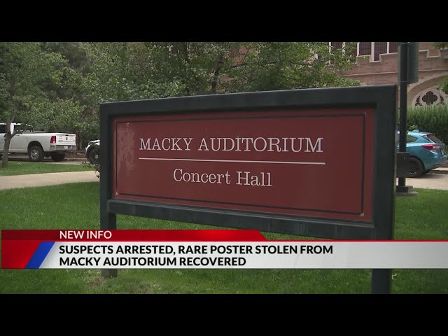 ⁣‘Rare’ 1900s poster returned to CU Boulder, suspects arrested