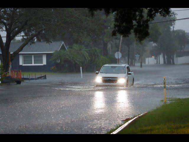 ⁣LIVE! Флорида тоне: суне ураган Деббі STORM DEBBY AERIALS: Florida