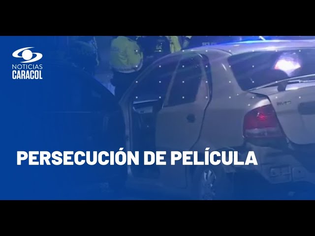 ⁣Robaron un vehículo y terminaron estrellados tras una persecución policial en Kennedy