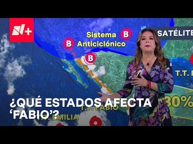 Tormentas tropicales Emilia y Fabio se alejan de México - Las Noticias