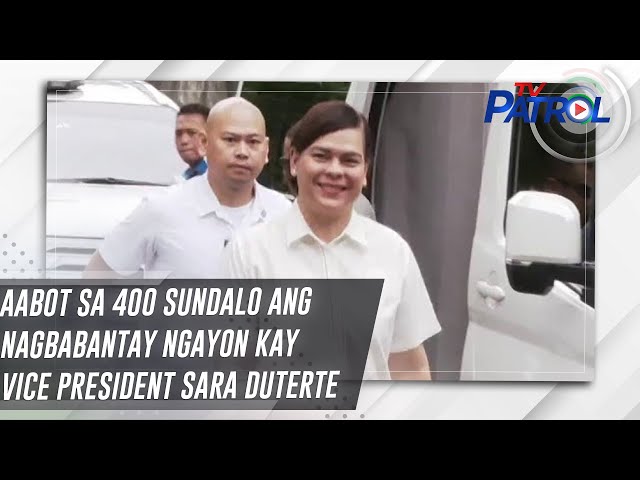 ⁣Aabot sa 400 sundalo ang nagbabantay ngayon kay Vice President Sara Duterte | TV Patrol