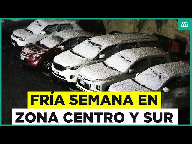 Bajas temperaturas y cordillera nevada: La fría semana tras sistema frontal en zona centro y sur