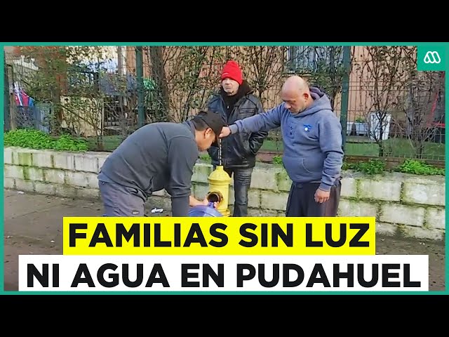 Crisis en Pudahuel: Familias llevan días sin luz ni agua en zonas de la comuna