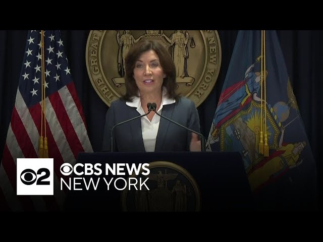 ⁣Gov Kathy Hochul briefs New Yorkers on Tuesday's storm