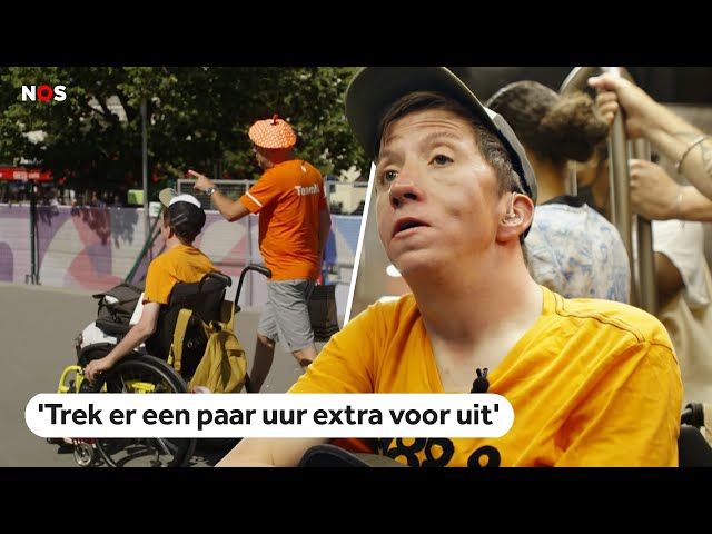 ⁣In een rolstoel de Olympische Spelen bezoeken