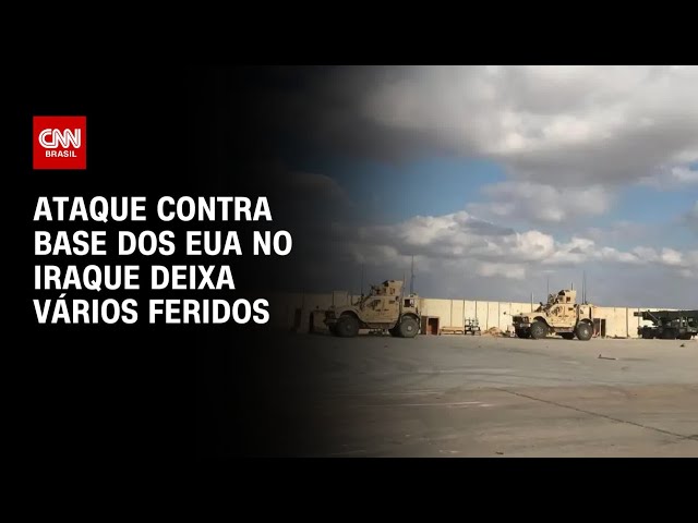 ⁣Ataque contra base dos EUA no Iraque deixa vários feridos | BASTIDORES