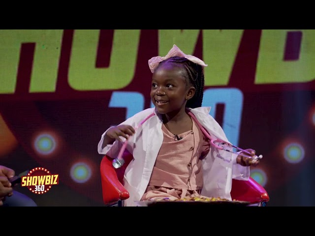 ⁣Ajoa the Lil Doc wowed us with her special talent on #ShowBiz360 ‍⚕️