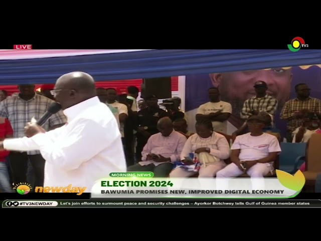 ⁣Election 2024: Bawumia Promises New Improved Digital Economy