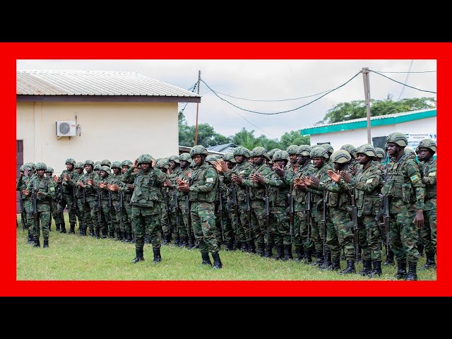 ⁣Watch the morale of RDF soldiers in Bangui, Central African Republic as RBA toured their Camp