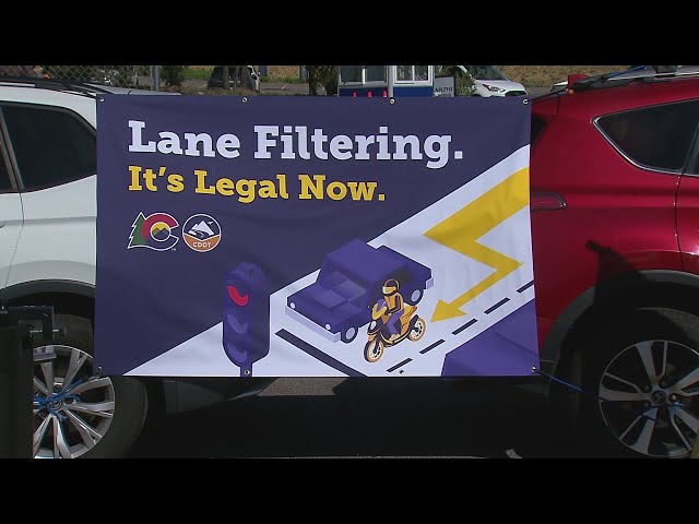 ⁣Colorado's new lane filtering law creates safer roadways for motorcyclists