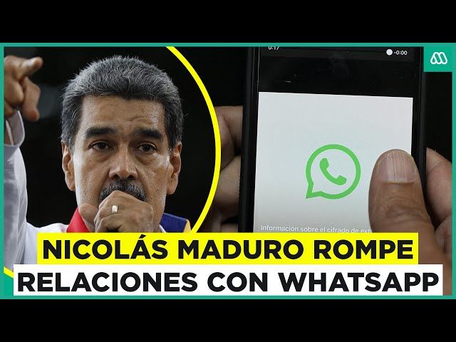 Crisis en Venezuela: Maduro rompe relaciones con WhatsApp y recomienda redes sociales chinas y rusas