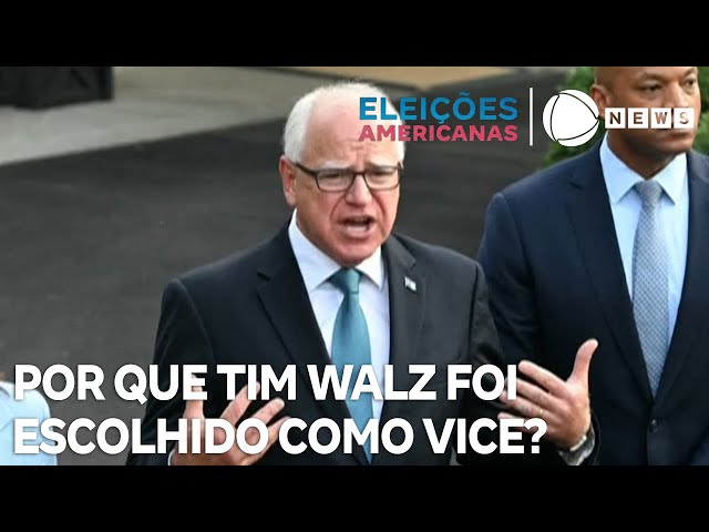 Entenda por que Kamala Harris escolheu Tim Walz como vice