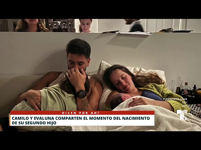 ⁣Camilo y Evaluna comparten el nacimiento de su bebé Amaranto