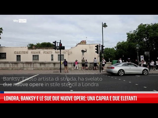 ⁣Londra, Banksy e le sue due nuove opere